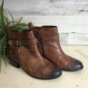 Arturo Chiang Leather Ankle Boots [660s5]